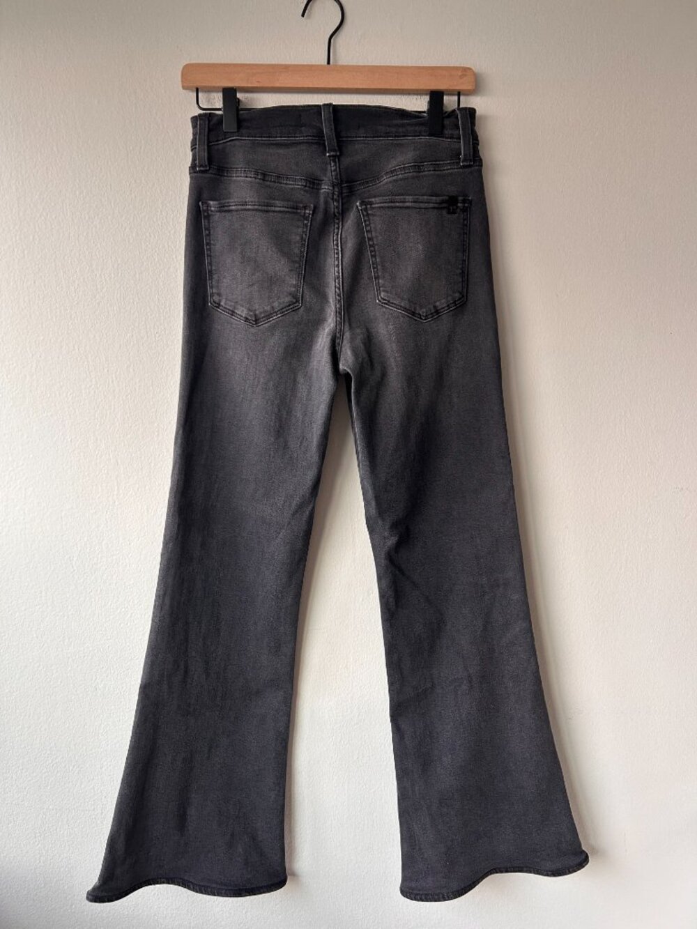 Joe's Jeans The Molly Petite Flare Guilt Free Washed Black Jeans 27P High Rise - Picture 5 of 11